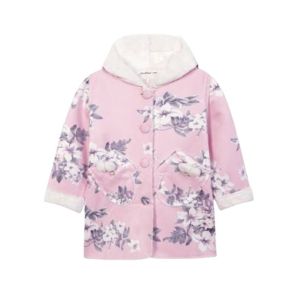 HnH Marketing Printed Rexine Leather Jacket For Women Pinky -6-8 Year