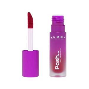 Lamel Posh Matte Liquid Lip Stain 407 Wine Red