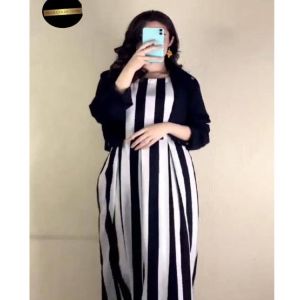 Pista Collection 2Pcs Zebra printed Maxi With lelon Seperate Koti