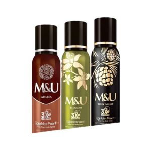 Golden Pearl Body Spray - Pack Of 3