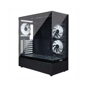 EASE Tempered Glass Gaming Case - Black (EC123B)