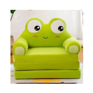 Easy Shop 2 in 1 Cute Children Cartoon Foldable Sofa Bed Green