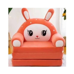 Easy Shop 2 in 1 Cute Children Cartoon Foldable Sofa Bed Peach