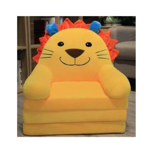 Easy Shop 2 in 1 Cute Children Cartoon Foldable Sofa Bed Yellow