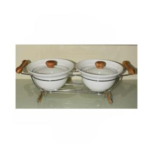 Easy Shop Lid Serving Bowl With Stand