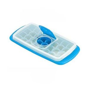 Easy Shop Plastic Ice Cubes Tray With Fiber Covered