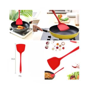 Easy Shop Silicone Non-Stick Spoon Red