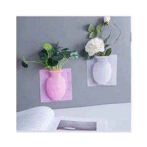 Easy Shop Silicone Vase 3D Flower Pot Sticker