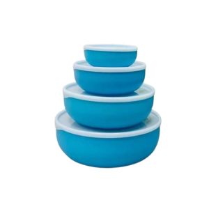 Easy Shop Splash Round Airtight Box Bowl - Set Of 4Pcs