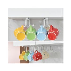 Easy Shop Under Cabinet Mug Holder Hook