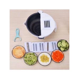 Easy Shop Wet Basket Vegetable Cutter Grey