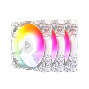 Alseye N12 Neo Series ARGB 3 Pieces Cooling Fan White