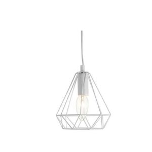 Premier Home Beli Metal Wire Pendant Light - White (2502156)