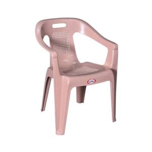 Boss Full Plastic Flamings Chair (B-102)-Light Pink