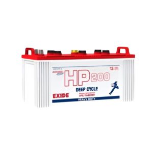 Exide Deep Cycle 130Ah 12V Heavy Duty Battery (HP-200)