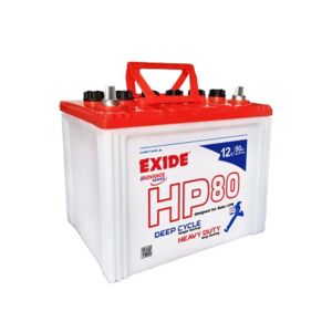 Exide Deep Cycle 50Ah 12V Heavy Duty Battery (HP-80)