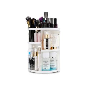 F.A Communications Rotation Makeup Organizer White