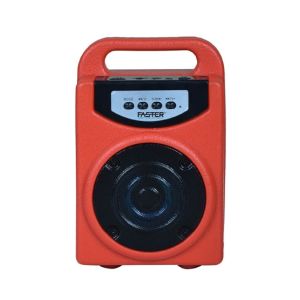 Faster Fiber Unbreakable Portable Wireless Speaker Red (FS-280)