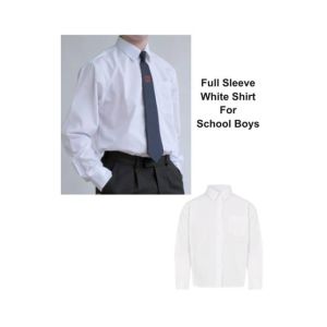 G-Mart 22 Number Full Baazo White Shirt For School Boys