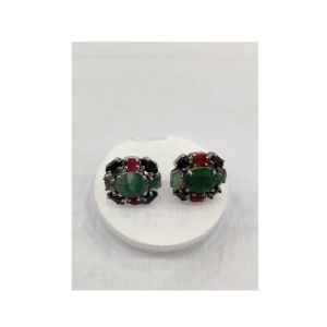 Gilgit Bazaar Multi Stone Earrings (16)