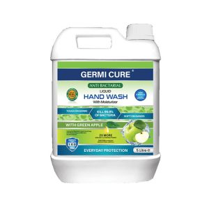 Germi Cure Antibacterial Hand Wash Liquid - Green Apple 5ltr