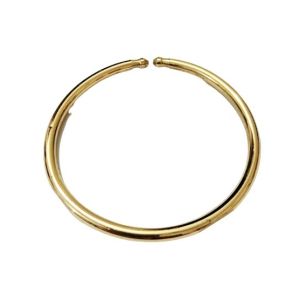 King Hat & Caps Metallic Cuff Bangle/Bracelet Gold