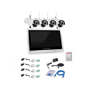 Hamza Traders Cloud 4CH Wifi IP Camera System With NVR Kit