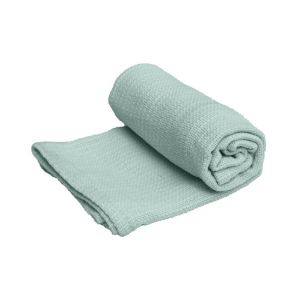 Home n Baby Spun Weave Baby Blanket Seafoam