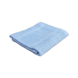 Home N Baby Cellular Breathable Blanket Blue