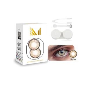 Muicin Mr &amp;amp; Mrs Party Wear Colored Eye Contact Lenses-Brown