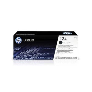 HP 12A Black LaserJet Toner Cartridge (Q2612A)