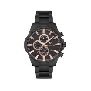 Bigotti Stainless Steel Men's Watch Black (BG.1.10336-5)