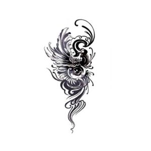 Ferozi Traders Phoenix Eye Flash Temporary Tattoo Sticker