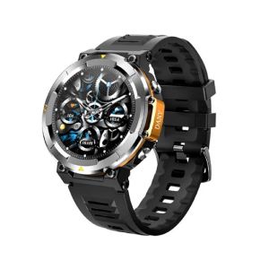 Dany D-Force Smart Watch-Jet Black &amp; Golden