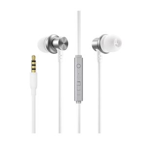 Joyroom 3.5mm Wired In-Ear Earphones Silver (JR-EL115)