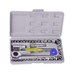 Just For U 40 in 1 Automobile Motorcycle Tool Box Set