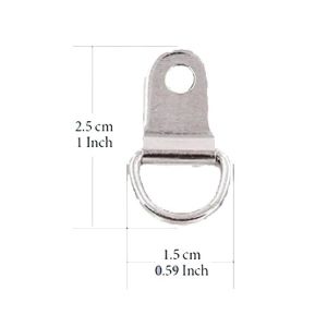 Karachi Arcade D-Ring Picture Frame Hanging Hooks - Pack Of 10