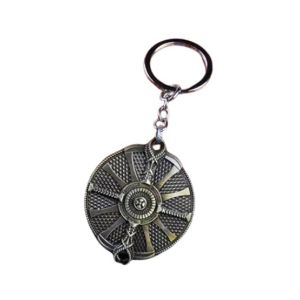 Scenic Accessories Curved Pattern Shield Kayi Key Chain (SAC-007)