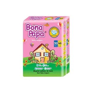 Bona Papa Plus Baby Diapers New Born Size - 50 Pcs (KBC029)