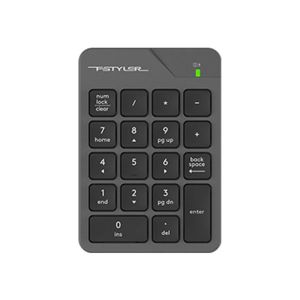 A4tech Fstyler 2.4G Wireless Numeric Keypad (FGK21C)-Grey