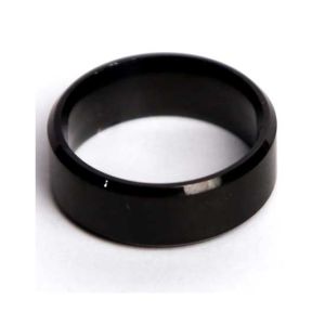 KhawajasKreation Tungsten Ring For Men Black