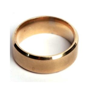 KhawajasKreation Tungsten Ring For Men Rose Gold