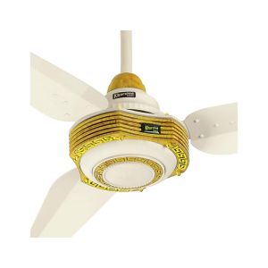 Khurshid Fans Tricon AC-DC Inverter 56" Ceiling Fan-Lightwood