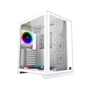 Xigmatek Aquarius S Arctic Mid Tower Gaming Case - White