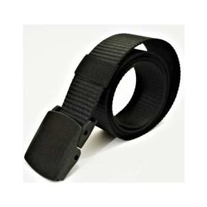 King Adjustable Canvas Belt Black