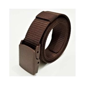 King Adjustable Canvas Belt Brown