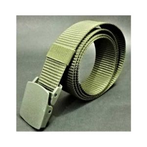 King Adjustable Canvas Belt Green