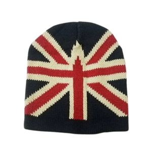 King Imported British Flag Warm Woolen Cap