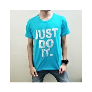 Kings Just Do It R-Neck T Shirt For Men Light Blue