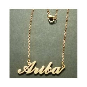 Kings Stainless Steel Ariba Name Locket (0361)